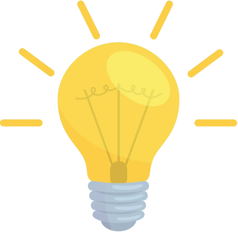 Lampadina stilizzata: l’idea che diventa progetto