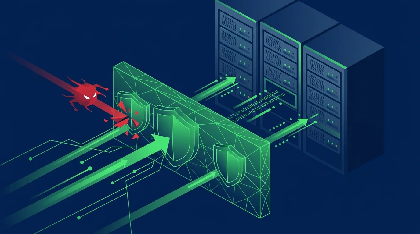Schermata di login di un firewall aziendale a protezione della rete interna